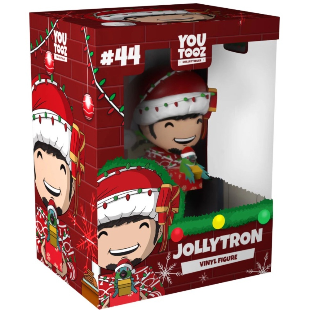 Youtooz Jollytron Vinyl Figure - Festive Red and Green